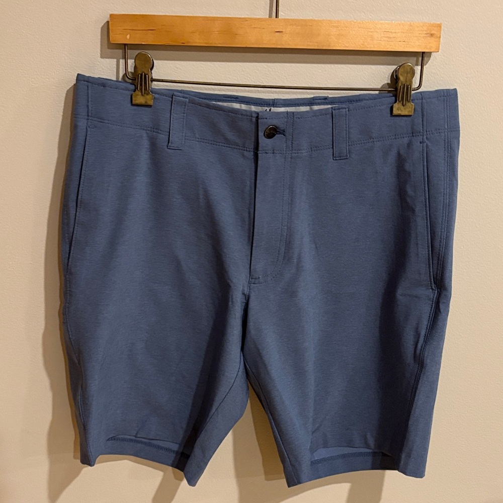 Callaway Men's Slate Blue Flat Front Shorts